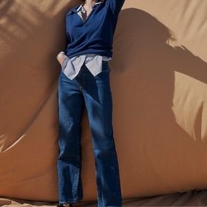 J. Crew Classic Straight Denim Jeans in Dark Wash Size 31